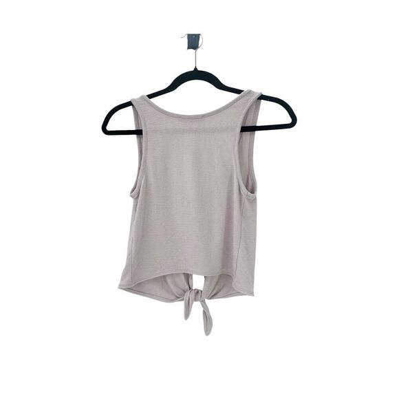 Wilfred Women's Betsy Tie Front Tank Top Sleeveless Gray Size XXS - Picture 8 of 11